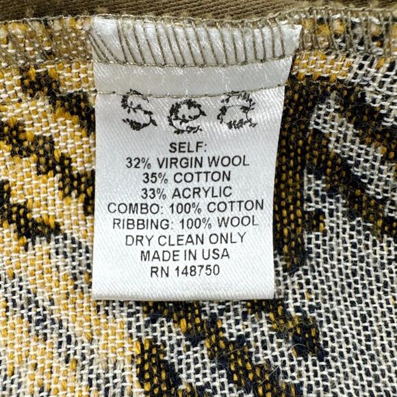 SEA NEW YORK Houndstooth Boyfriend Cardigan XS - Picture 4 of 10